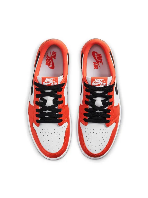 Кроссовки 1 low og Air Jordan — изображение 4 из 4, оранжевый/белый/черный