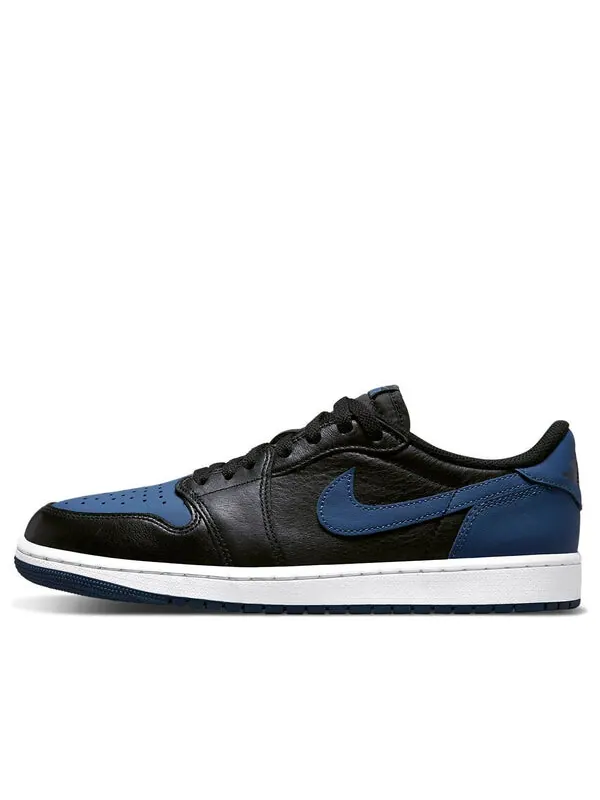 Кроссовки 1 retro low og 'mystic navy' Air Jordan — изображение 1 из 4, черный/темно-синий-белый