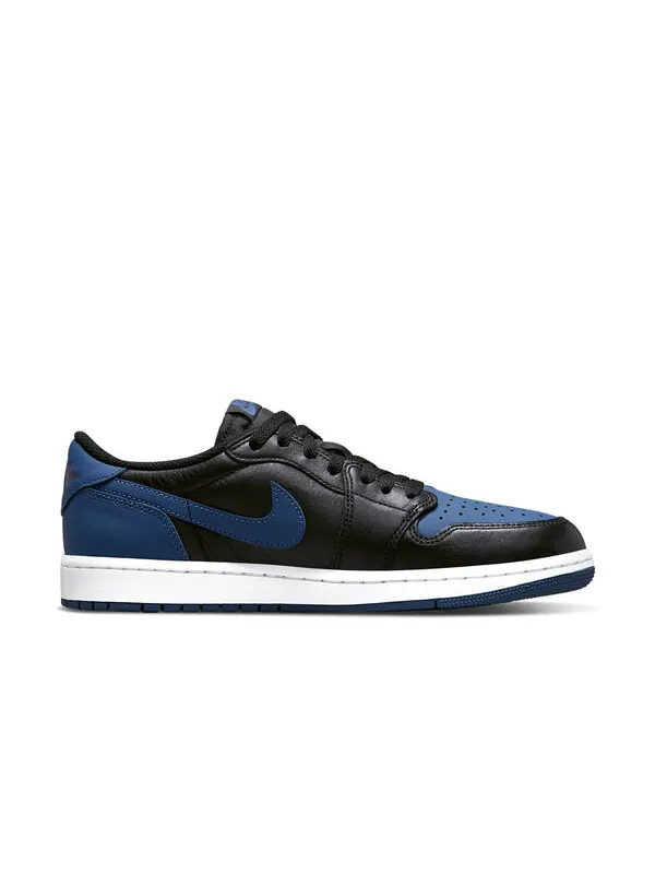 Кроссовки 1 retro low og 'mystic navy' Air Jordan — изображение 2 из 4, черный/темно-синий-белый