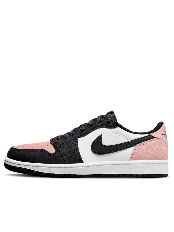 Кроссовки 1 ретро низкие og Air Jordan — изображение 1 из 4, черный//белый