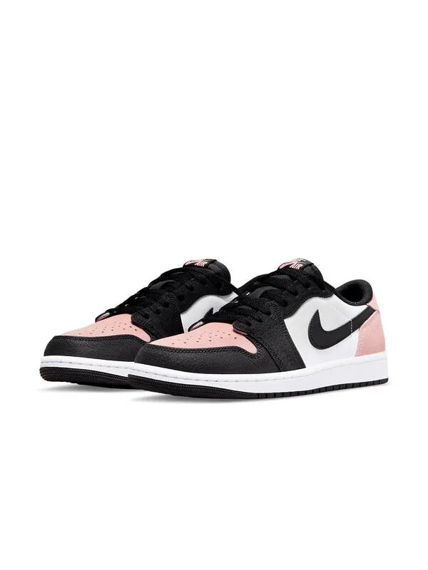 Кроссовки 1 ретро низкие og Air Jordan — изображение 3 из 4, черный//белый