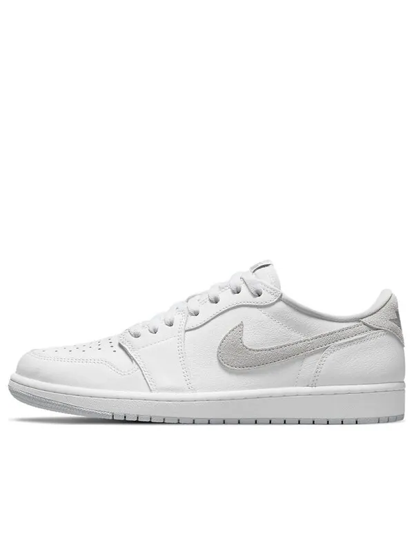 Кроссовки 1 ретро низкие og Air Jordan — изображение 1 из 4, белый/серый/серый