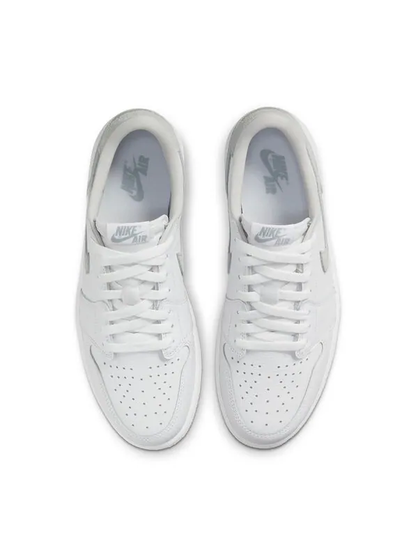 Кроссовки 1 ретро низкие og Air Jordan — изображение 4 из 4, белый/серый/серый