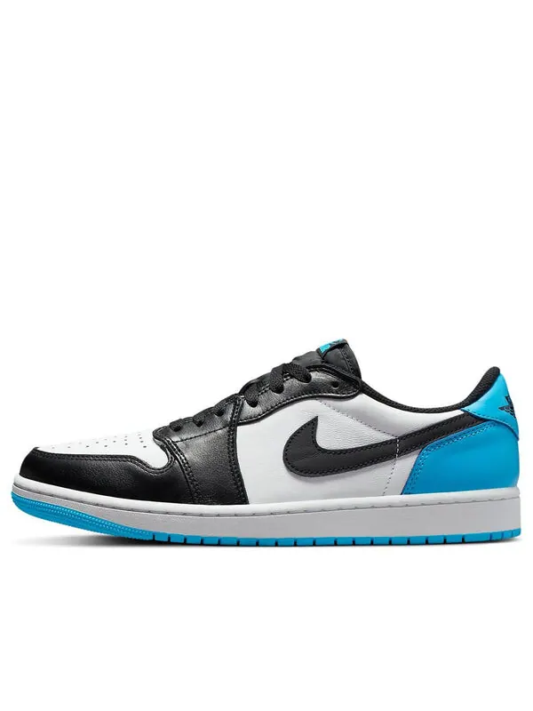 Кроссовки 1 ретро низкие og Air Jordan — изображение 1 из 4, белый/синий-черный