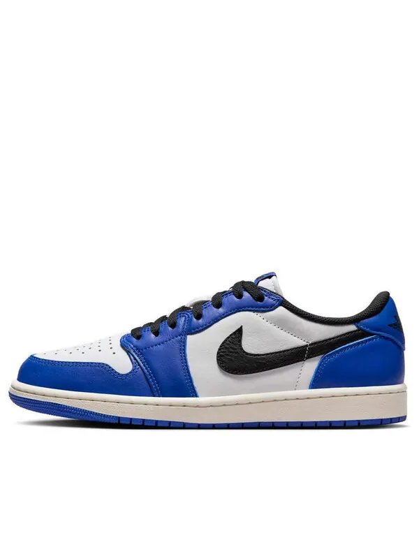 Кроссовки 1 retro low og 'game royal' Air Jordan — изображение 1 из 4, белый/черный