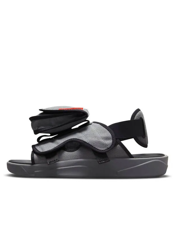 Тапочки ls slide 'smoke grey' Air Jordan — изображение 1 из 4, черный/серый