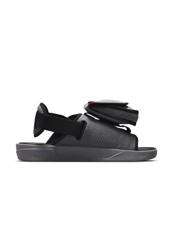 Тапочки ls slide 'smoke grey' Air Jordan — изображение 2 из 4, черный/серый
