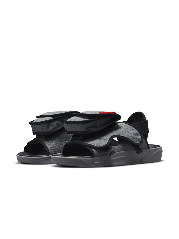 Тапочки ls slide 'smoke grey' Air Jordan — изображение 3 из 4, черный/серый