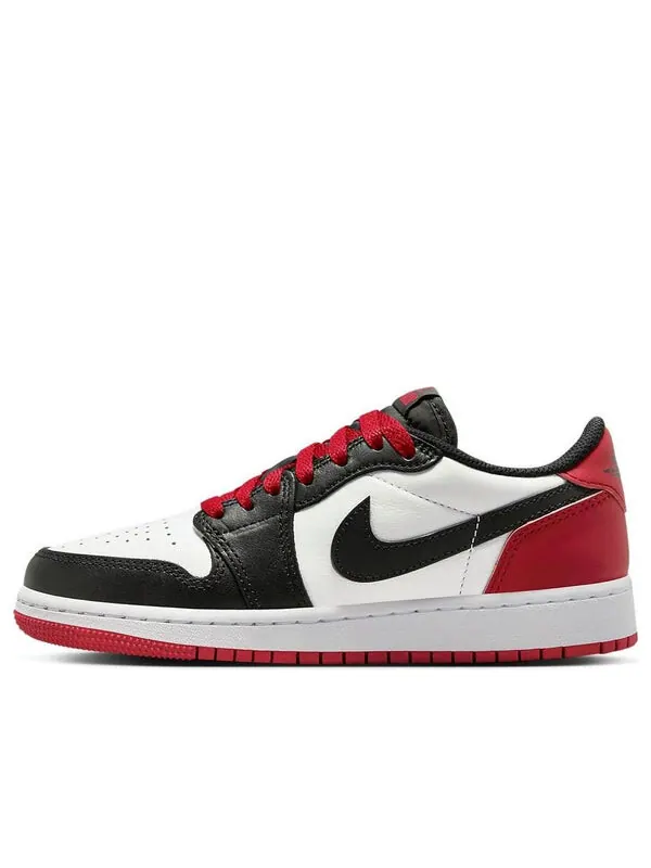 Кроссовки 1 ретро низкие og Air Jordan — изображение 1 из 4, белый/черный/красный