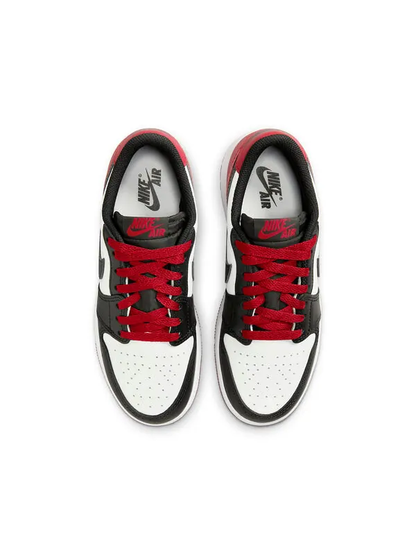 Кроссовки 1 ретро низкие og Air Jordan — изображение 3 из 4, белый/черный/красный