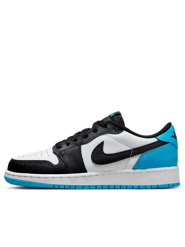 Кроссовки 1 ретро низкие og Air Jordan — изображение 1 из 4, черный/белый/синий