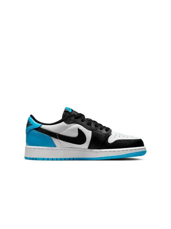 Кроссовки 1 ретро низкие og Air Jordan — изображение 2 из 4, черный/белый/синий