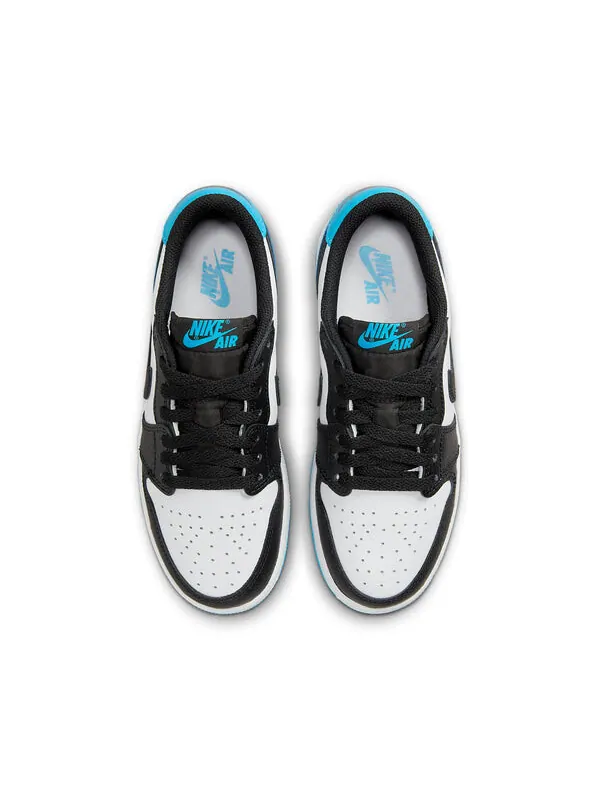 Кроссовки 1 ретро низкие og Air Jordan — изображение 4 из 4, черный/белый/синий