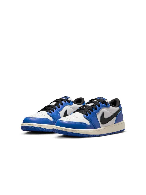 Кроссовки 1 retro low og 'game royal' Air Jordan — изображение 3 из 4, белый/черный