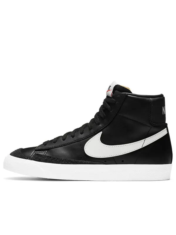 Кроссовки blazer mid '77 'black white' Nike — изображение 1 из 4, черный/белый