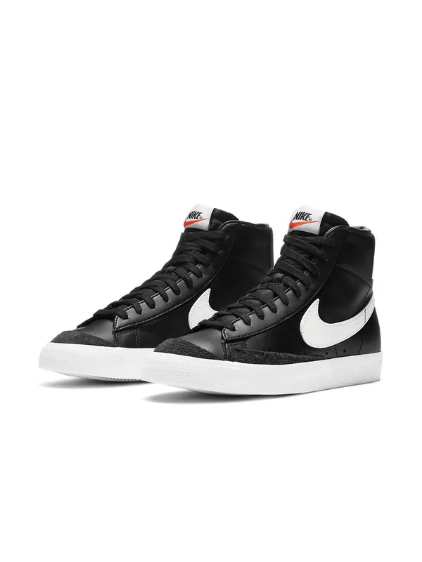 Кроссовки blazer mid '77 'black white' Nike — изображение 3 из 4, черный/белый