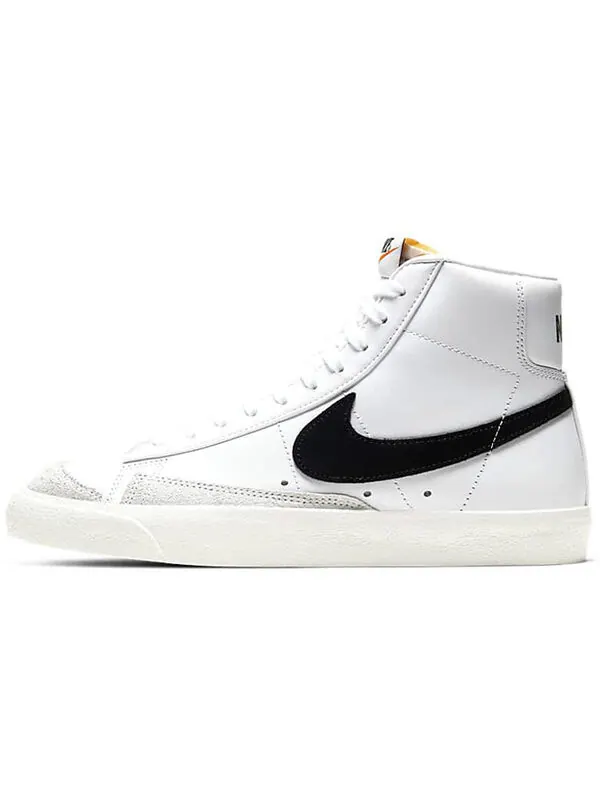 Кроссовки blazer mid 77 vintage 'white black' Nike — изображение 2 из 4, белый/черный