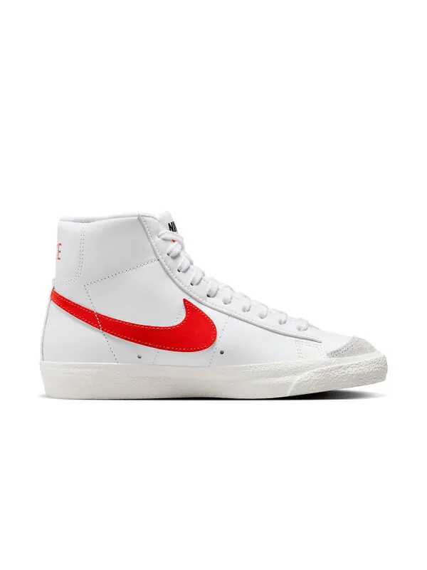 Кроссовки blazer '77 vintage mid 'habanero red' Nike — изображение 2 из 4, белый/красный