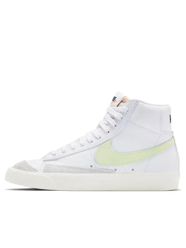 Кроссовки blazer mid '77 'barely volt' Nike — изображение 1 из 4, белый/желтый