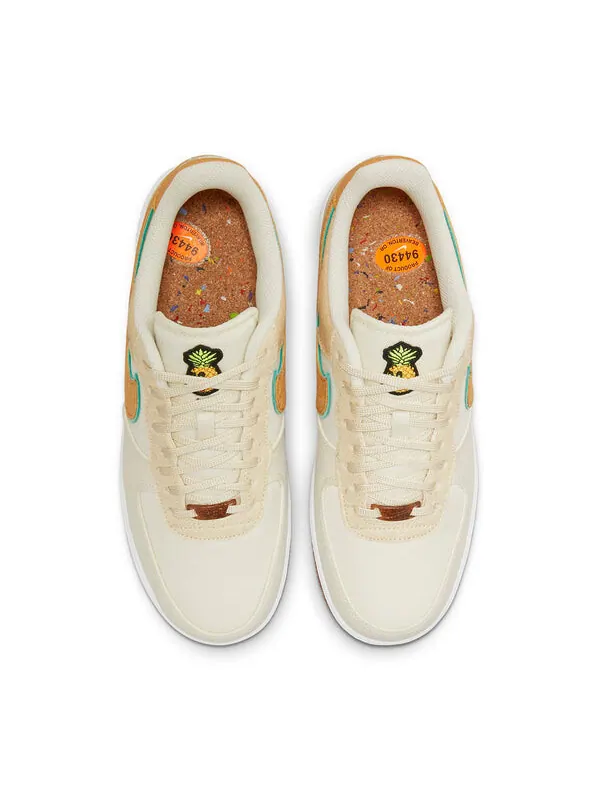 Кроссовки air force 1 '07 premium 'happy pineapple' Nike — изображение 4 из 4, кремовый/коричневый