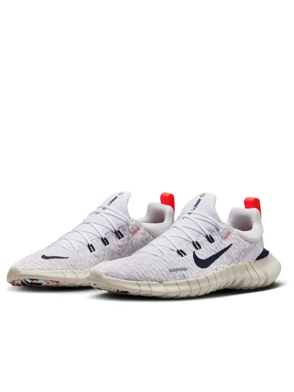 Кроссовки free run 5.0 next nature 'white obsidian crimson' Nike — изображение 3 из 4