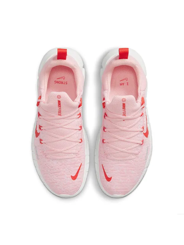 Кроссовки free run 5.0 next nature 'soft pink light crimson' Nike — изображение 4 из 4, розовый