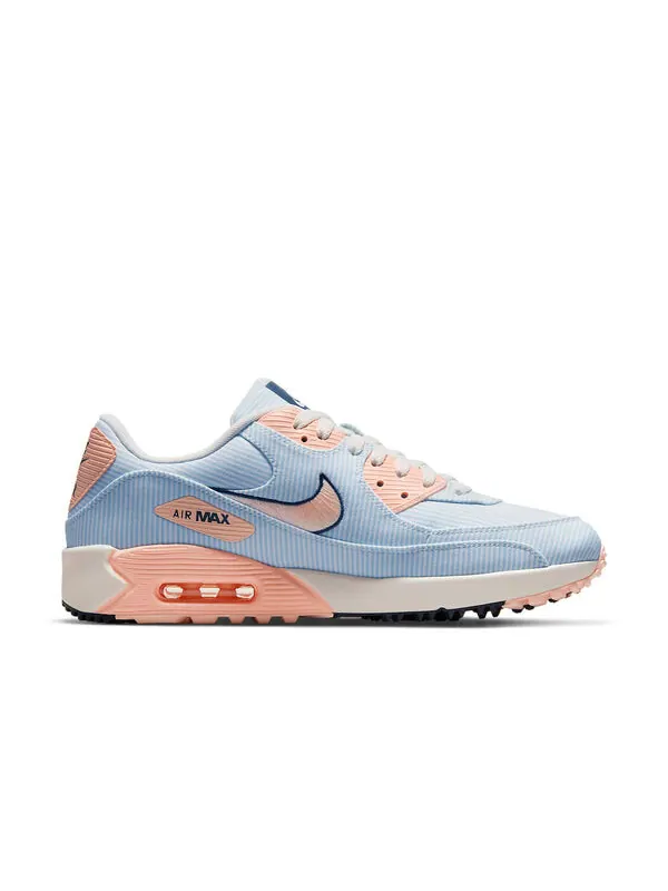 Кроссовки air max 90 golf nrg 'seersucker' Nike — изображение 2 из 4, синий/розовый
