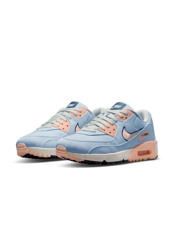 Кроссовки air max 90 golf nrg 'seersucker' Nike — изображение 3 из 4, синий/розовый