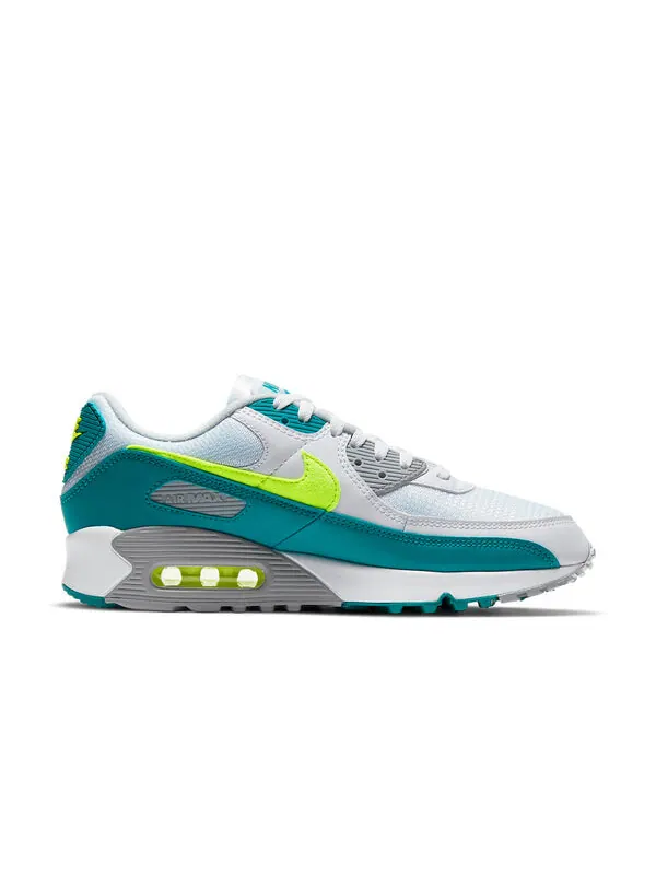 Кроссовки air max 90 Nike — изображение 2 из 4, белый/желтый/зеленый