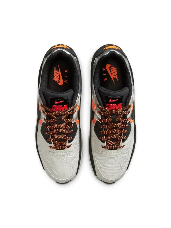 Кроссовки 3м x air max 90 Nike — изображение 4 из 4, светлый/черный/оранжевый