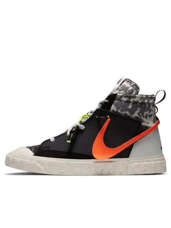 Кроссовки готовые x блейзер mid Nike — изображение 1 из 4, черный/серый//оранжевый
