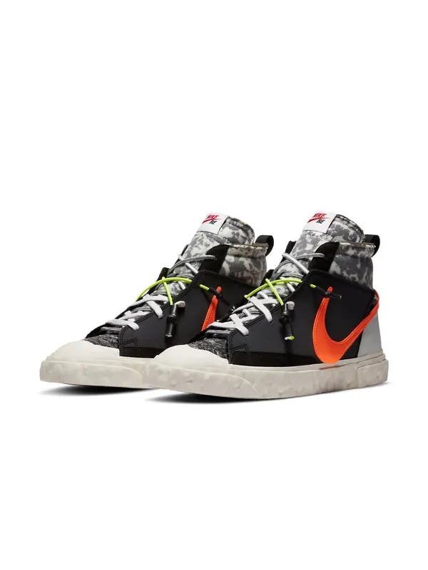 Кроссовки готовые x блейзер mid Nike — изображение 3 из 4, черный/серый//оранжевый