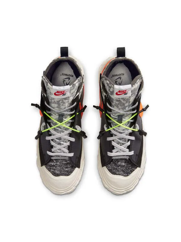 Кроссовки готовые x блейзер mid Nike — изображение 4 из 4, черный/серый//оранжевый