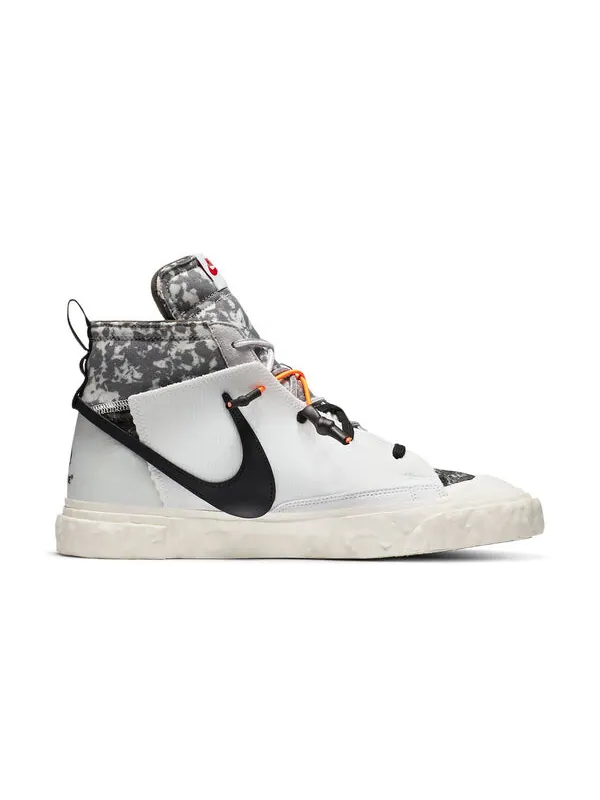 Кроссовки готовые x блейзер mid Nike — изображение 2 из 4, белый/серый/черный