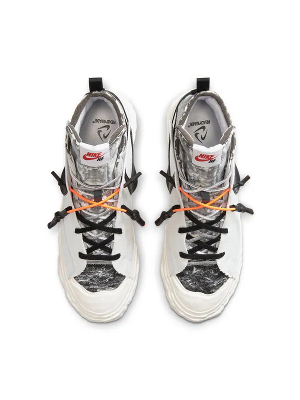 Кроссовки готовые x блейзер mid Nike — изображение 4 из 4, белый/серый/черный