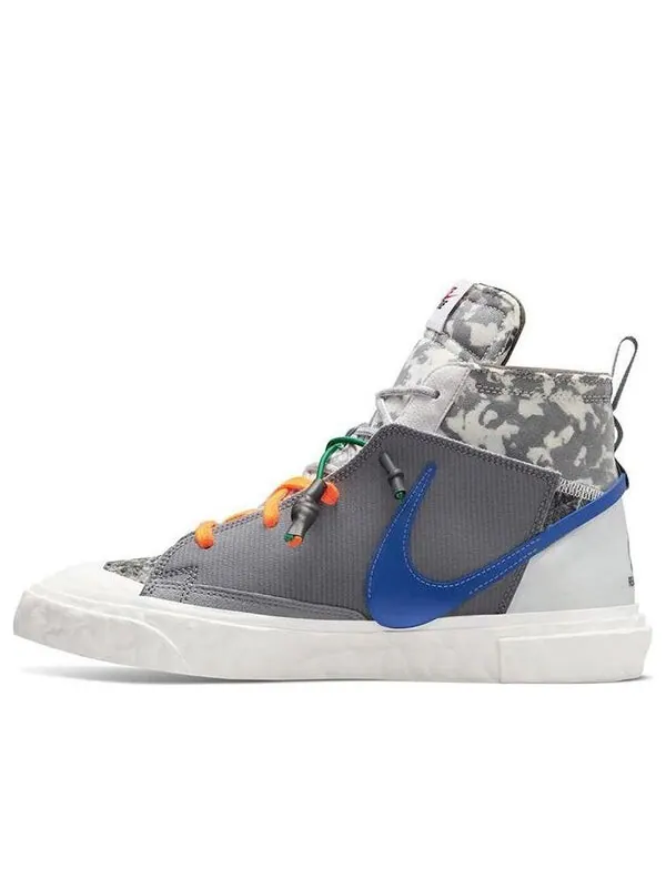 Кроссовки готовые x блейзер mid Nike — изображение 1 из 4, серый/синий/оранжевый