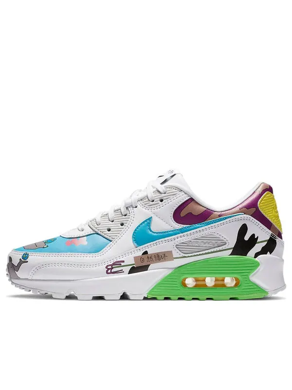 Кроссовки x air max 90 flyleather сине- Nike — изображение 1 из 4, синий/белый