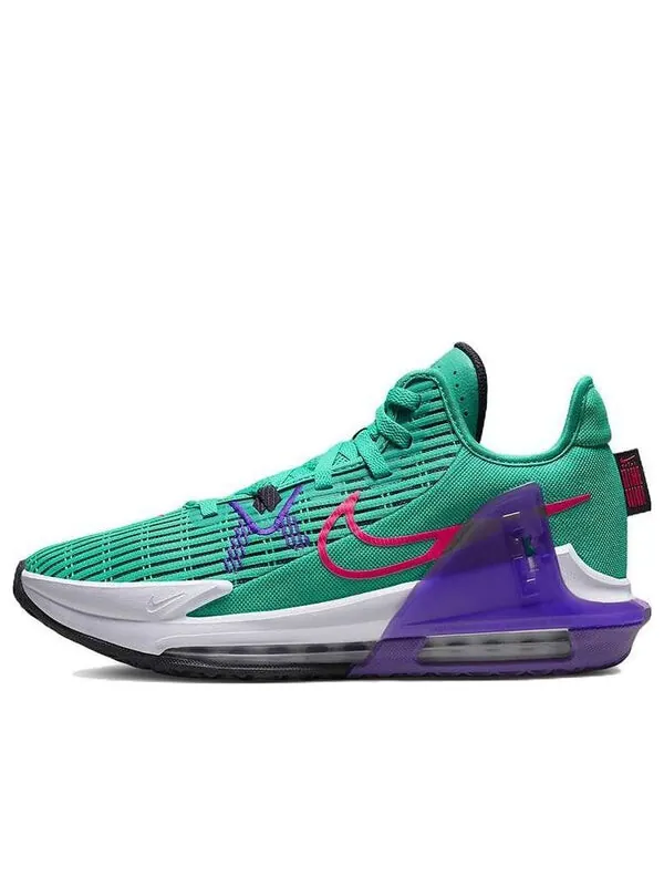 Кроссовки Nike LeBron Witness 6 'Emerald Berry' — изображение 1 из 4, зеленый/розовый