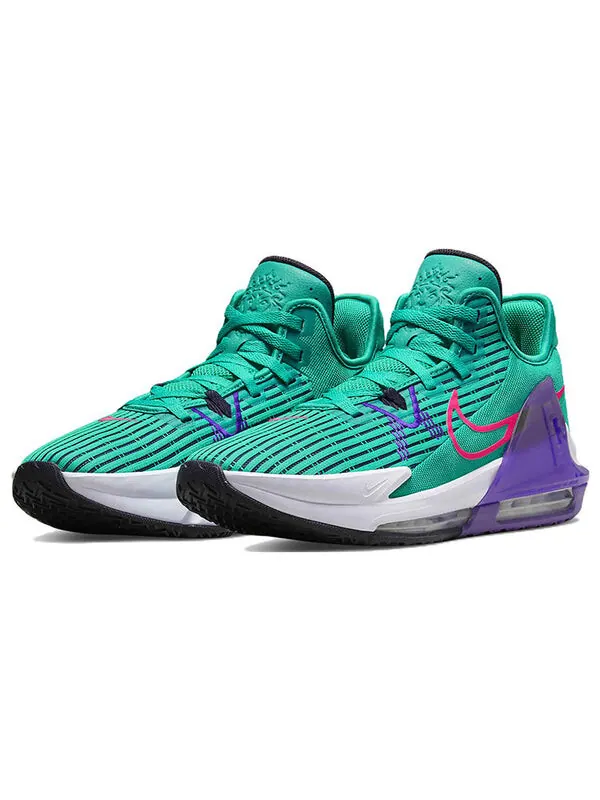 Кроссовки Nike LeBron Witness 6 'Emerald Berry' — изображение 3 из 4, зеленый/розовый