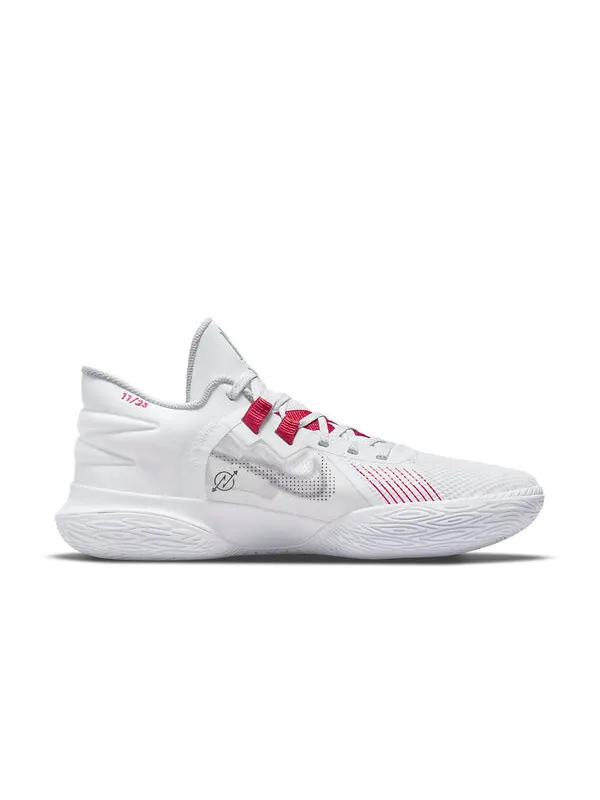 Кроссовки kyrie flytrap 5 'white university red' Nike — изображение 2 из 4, белый/розовый