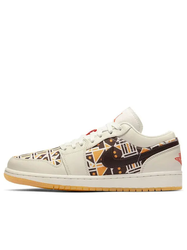Кроссовки 1 low 'quai 54' 2020 Air Jordan — изображение 1 из 4, оранжевый/коричневый