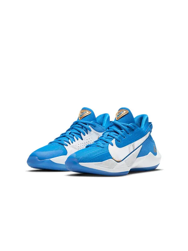 Кроссовки zoom freak 2 se Nike — изображение 3 из 4, синий/белый