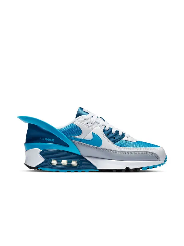 Кроссовки air max 90 flyease Nike — изображение 2 из 4, синий/белый