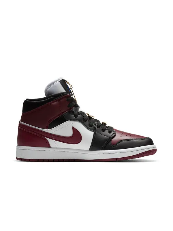 Кроссовки 1 средний размер Air Jordan — изображение 2 из 4, черный/темный/белый