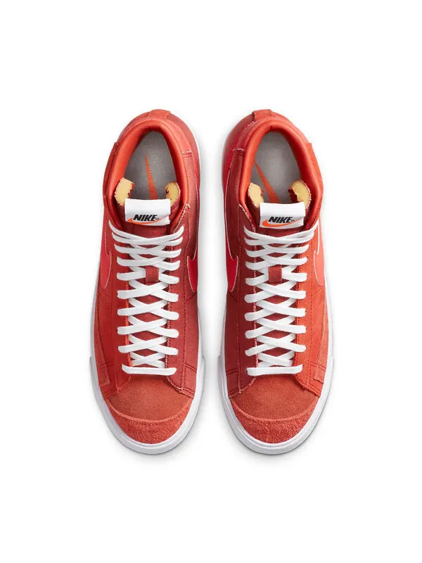 Кроссовки blazer '77 vintage mid 'firewood orange' Nike — изображение 4 из 4, белый/красный