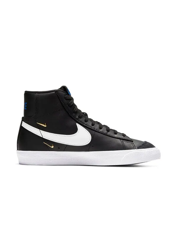 Кроссовки blazer mid '77 se 'sisterhood - black metallic gold' Nike — изображение 2 из 4, черный/белый
