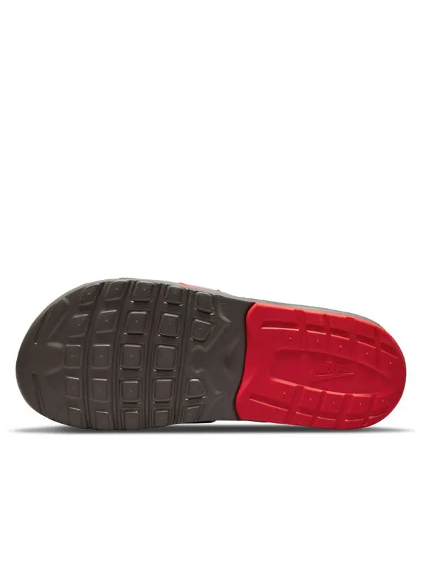 Тапочки air max camden slide 'flat pewter siren red' Nike — изображение 4 из 4, серый/красный/черный