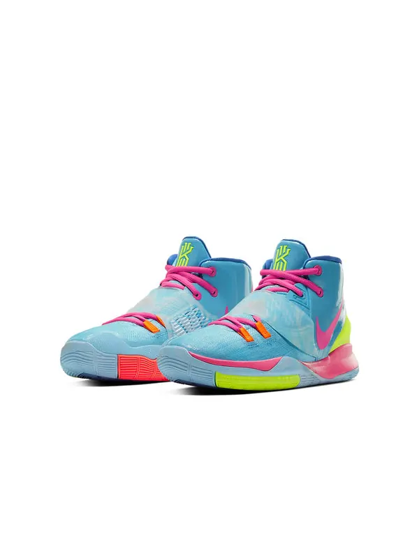 Кроссовки kyrie 6 'pool' Nike — изображение 3 из 4, синий/розовый