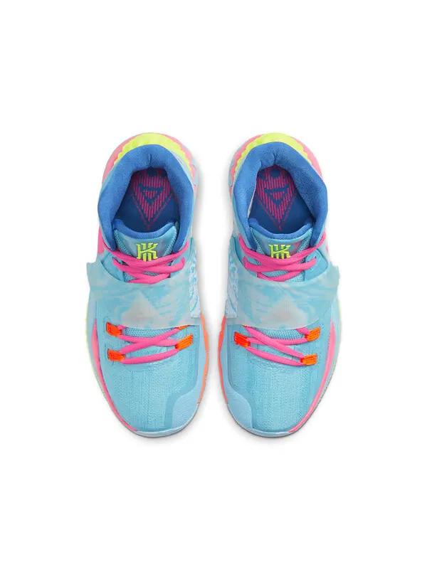 Кроссовки kyrie 6 'pool' Nike — изображение 4 из 4, синий/розовый