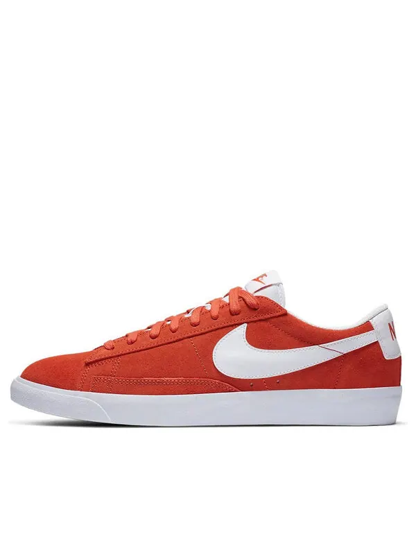 Кроссовки блейзер низкий Nike — изображение 1 из 4, белый/оранжевый